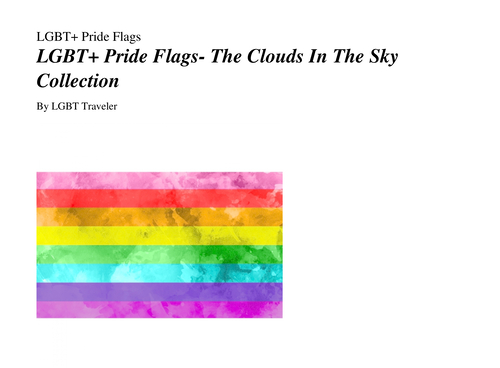 lgbt-pride-flags Photo eBook LGBT+ Pride Flags- The Clouds In The Sky Collection 
