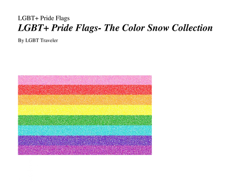 lgbt-pride-flags Photo eBook LGBT+ Pride Flags- The Color Snow Collection 