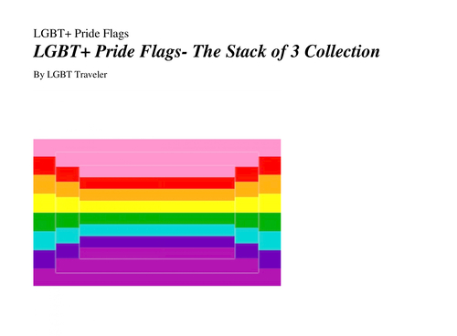 lgbt-pride-flags Photo eBook LGBT+ Pride Flags- The Stack of 3 Collection 
