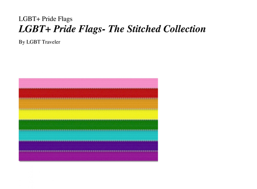 lgbt-pride-flags Photo eBook LGBT+ Pride Flags- The Stitched Collection 