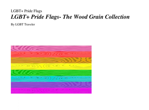 lgbt-pride-flags Photo eBook LGBT+ Pride Flags- The Wood Grain Collection 